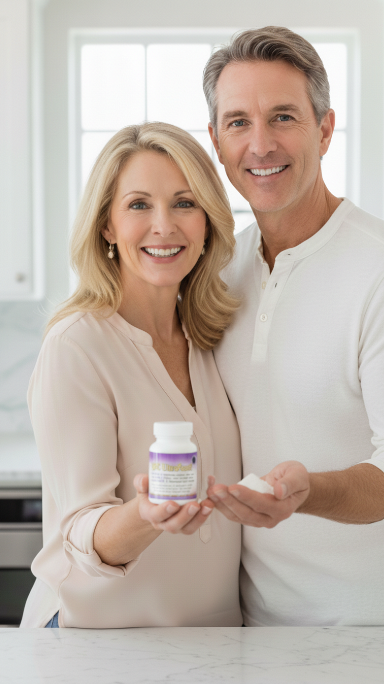 Couple enjoying daily wellness with SPX UltraFood Swedish Flower Pollen Extract